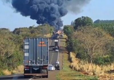 Acidente na BR-163 deixa quatro mortos e seis feridos em Bandeirantes