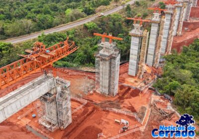 Arauco inicia instalação de vigas em ponte ferroviária do Projeto Sucuriú em Inocência
