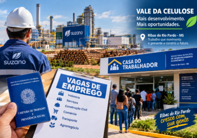 Ribas do Rio Pardo se destaca na geração de empregos impulsionada pelo Vale da Celulose