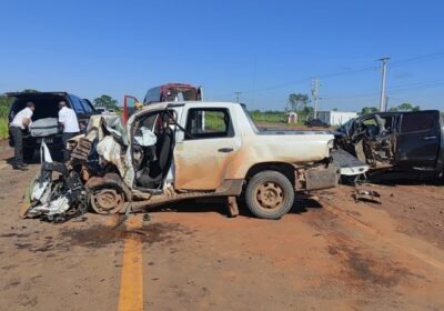 Acidente na BR-262 deixa dois mortos e seis feridos em Ribas do Rio Pardo