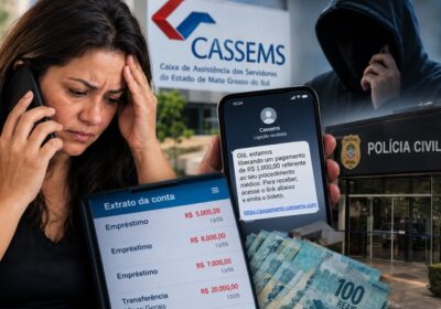 Mulher perde R$ 20 mil após golpe com falso atendente da Cassems em Ribas
